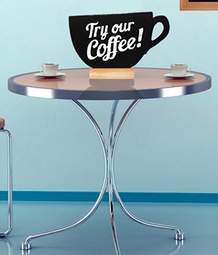Securit Tischaufsteller SILHOUETTE "Tasse"