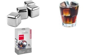 metaltex Eiswürfel-Set, wiederverwendbar, aus Edelstahl