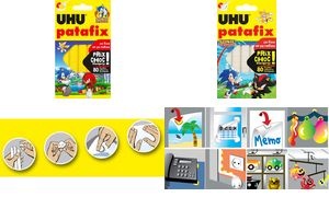 UHU Klebepads patafix "SONIC", wieder ablösbar, gelb