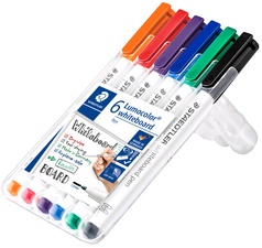 STAEDTLER Lumocolor Whiteboard-Marker 301, 6er Etui