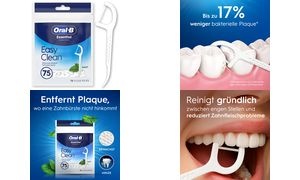Oral-B Zahnseide-Sticks Essential Floss, 75 Stück, Mint