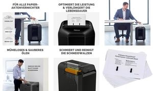 Fellowes Schmiermittel-Blätter für Aktenvernichter, 10 Blatt