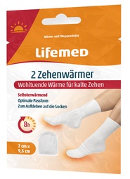 Lifemed Zehenwärmer, 70 x 95 mm, weiß