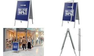 FRANKEN Plakatständer PRO Security, DIN A1, abschließbar