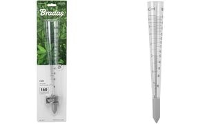 Bradas Regenmesser WHITE LINE, bis 160 mm/qm
