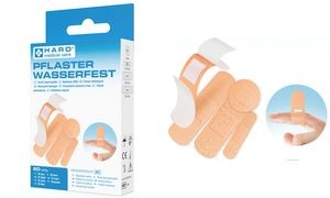 HARO Pflaster-Strips wasserfest, beige, 20er Pack