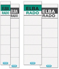 ELBA Ordnerrücken-Einsteckschild Rado Brillant, kurz/breit