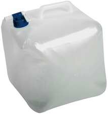 EDA Wasserkanister mit Zapfhahn, 15 Liter, faltbar