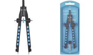 FABER-CASTELL Schnellverstellzirkel FACTORY BLUE