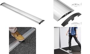 LogiLink Kabelbrücke, aus Alu & ABS, Länge: 1.104 mm, silber