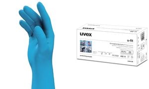 uvex Einweg-Handschuh u-fit, blau, Größe: XL