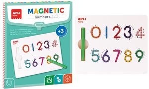 APLI kids Tableau magnétique, "Magnets 123 chiffres"