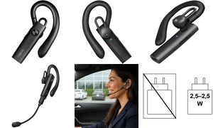 LogiLink BT 5.4 In-Ear Headset, mono, schwarz