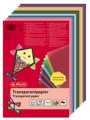 herlitz Transparentpapier, 200 x 300 mm, Inhalt: 10 Blatt