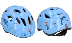 FISCHER Kinder-Fahrrad-Helm "Plus Dolphin", Größe: XS/S