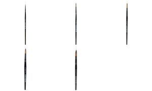 kangaro Haarpinsel 340, rund, Gr. 16, schwarz lackiert