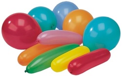 PAPSTAR Luftballons, Farben und Formen sortiert, 10 Stück