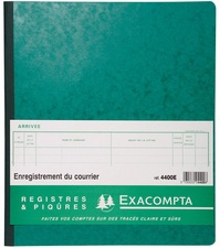 EXACOMPTA Geschäftsbuch "Enregisterment du courrier"