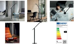 LUCTRA Stehleuchte FLOOR LITE, schwarz