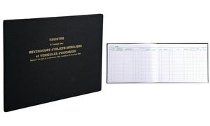 Exacompta Registre d'objets mobiliers et véhicules d'occasio