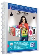 Oxford Sichtbuch Vario-Zipp POLYVISION, farblos transparent