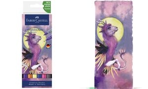 FABER-CASTELL Aquarellmarker GOLDFABER, 6er Etui Fantasy