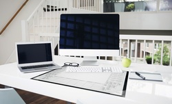 DURABLE Schreibunterlage mit Kalenderblock, PP, schwarz