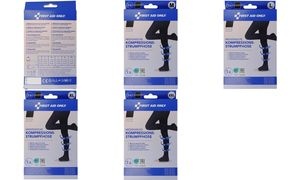 FIRST AID ONLY Kompressions-Strumpfhose, XXL, schwarz