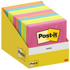 Post-it Haftnotizen, 76 x 76 mm, farbig sortiert