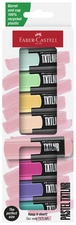 FABER-CASTELL Mini-Textmarker TXTLNR Pastell, 4er Kartonetui