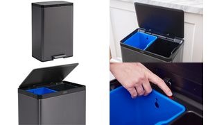 Rubbermaid Tret-Abfalleimer Elite Dual Stream, 39 Liter