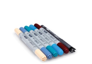 COPIC Marker ciao, 5+1 Set "Manga 2"