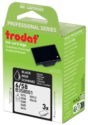 trodat Ersatzstempelkissen 6/50/SB, blau, 3er Pack