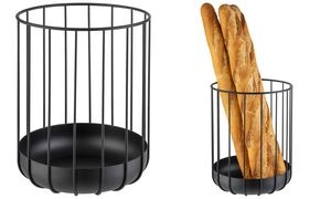 APS Brot- und Obstkorb URBAN, rund, 225 mm, schwarz