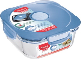 Maped PICNIK Mikrowellendose CONCEPT, aus Glas, 1,2 L, blau
