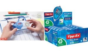 Tipp-Ex Korrekturroller "ecolutions Easy Refill", Display