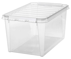 smartstore Aufbewahrungsbox CLASSIC 46 L, Clips: schwarz