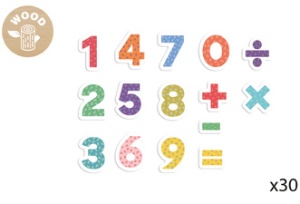 APLI kids Jeu de magnets "123 chiffres", 30 magnets