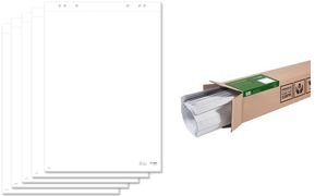 sigel Flipchart-Block, 680 x 990 mm, blanko, weiß, gerollt