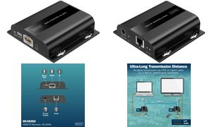 DIGITUS 4K HDMI IP Receiver, 4K/60Hz, 120 / 200 m