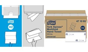 TORK Xpress Multifold Handtuchpapier, 213 x 240 mm, Z-Falz