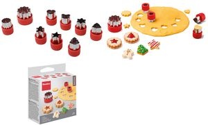 metaltex Mini-Ausstecher-Set "Weihnachten", 9er Set