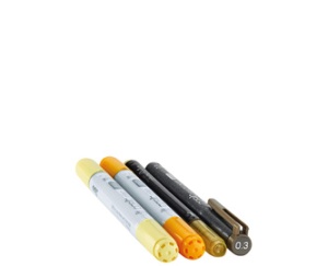 COPIC Marker ciao, 4er Set "Doodle Pack Yellow"