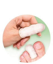 HARO Fingerlinge, Universalgröße, weiß