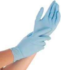 HYGONORM Nitril-Handschuh ALLFOOD SAFE, XL, weiß, puderfrei