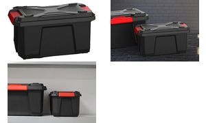 EDA Aufbewahrungsbox XPERT PRO, 40 L, schwarz/rot