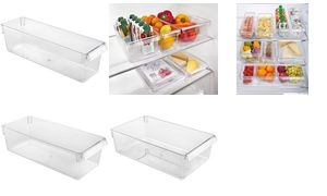 metaltex Organizer Frigo-System, klein, transparent