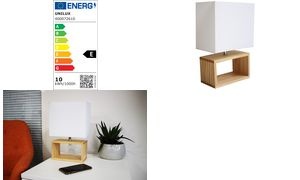 UNiLUX LED-Tischleuchte DEKO, weiß / Holz