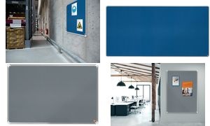 nobo Filztafel Premium Plus, (B)900 x (H)600, blau