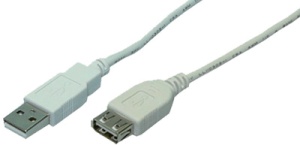 LogiLink USB 2.0 Verlängerungskabel, schwarz, 5,0 m